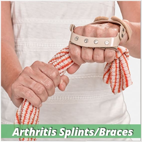 splints and braces to help relieve arthritis pain