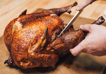 tips to safely carve your turkey