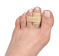 3pp Toe Loops for hammertoes, overlapping toes or jammed and broken toes hurt toes