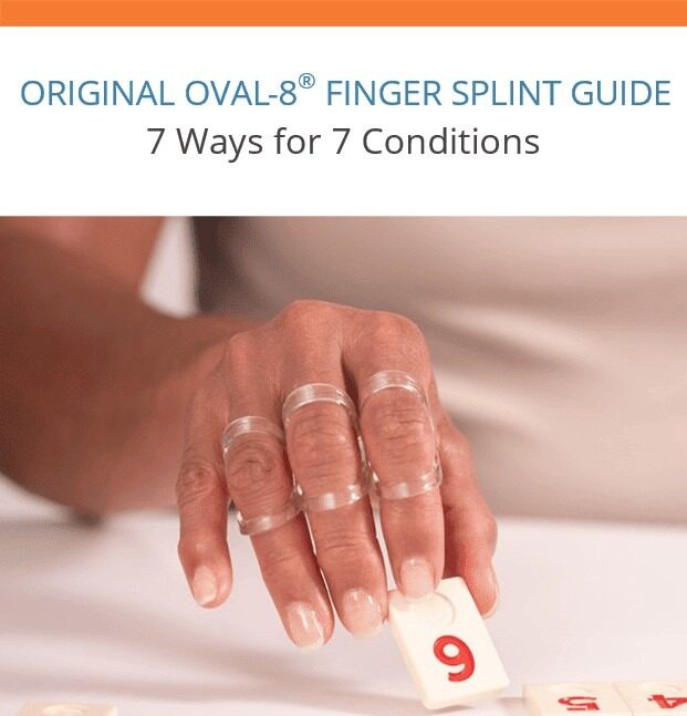 Oval-8 finger splint guide