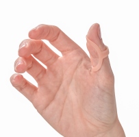 Oval-8 finger splint for trigger thumb